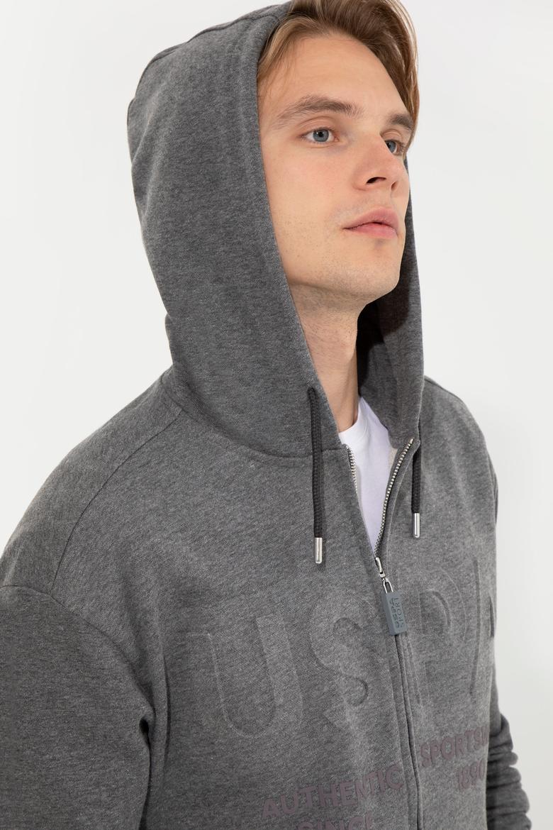 Erkek Vişne Comfort Örme Hırka - 50253388012