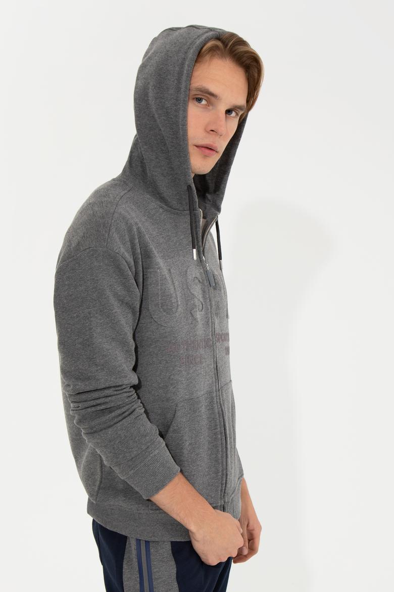 Erkek Vişne Comfort Örme Hırka - 50253388012