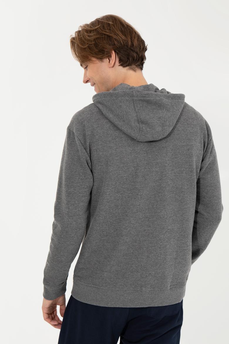 Erkek Vişne Comfort Örme Hırka - 50253388012