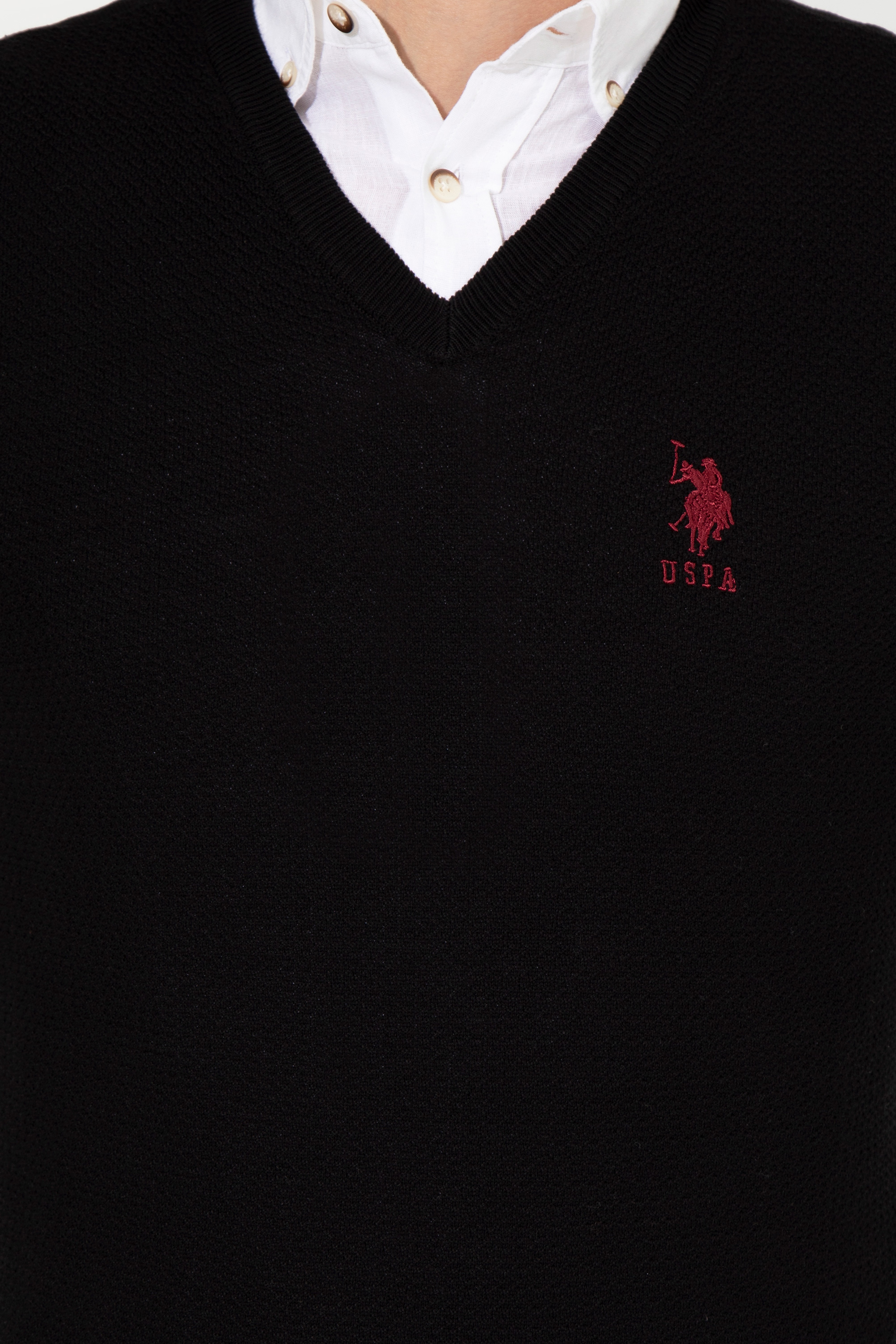 Erkek Siyah Basic Kazak - Image 6
