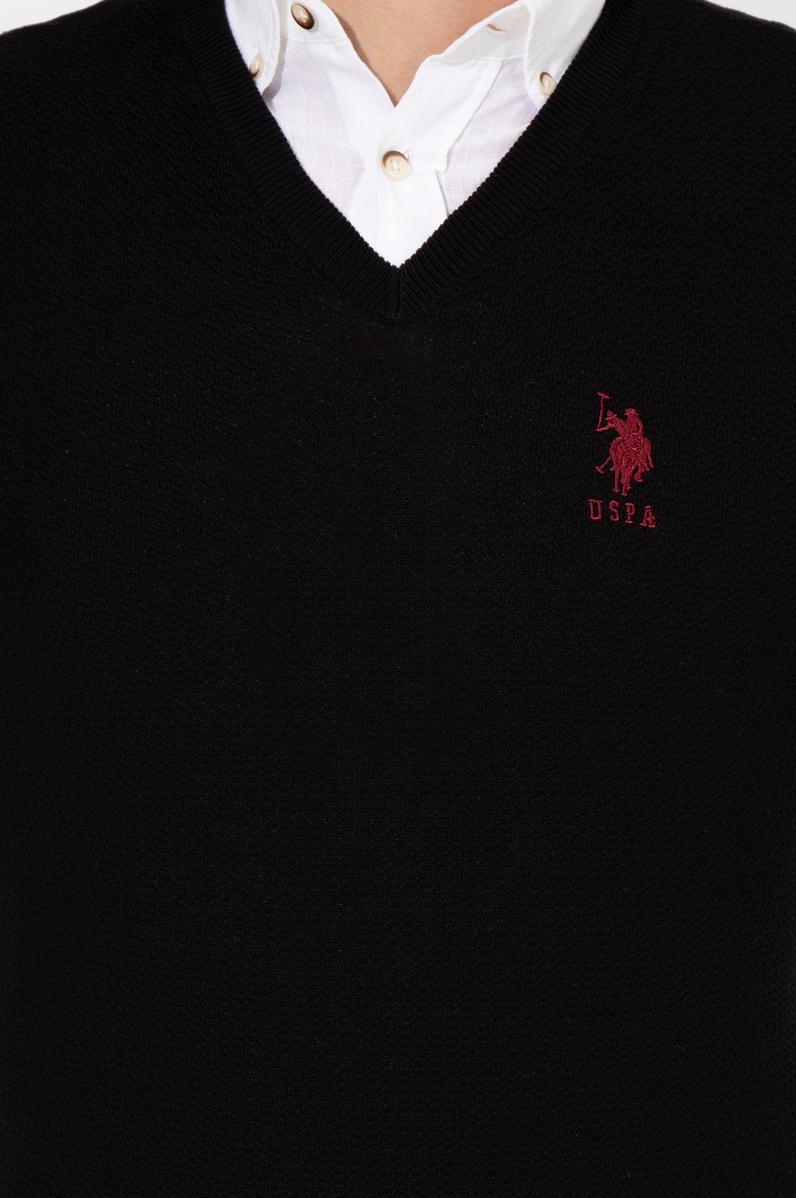 Erkek Siyah Basic Kazak