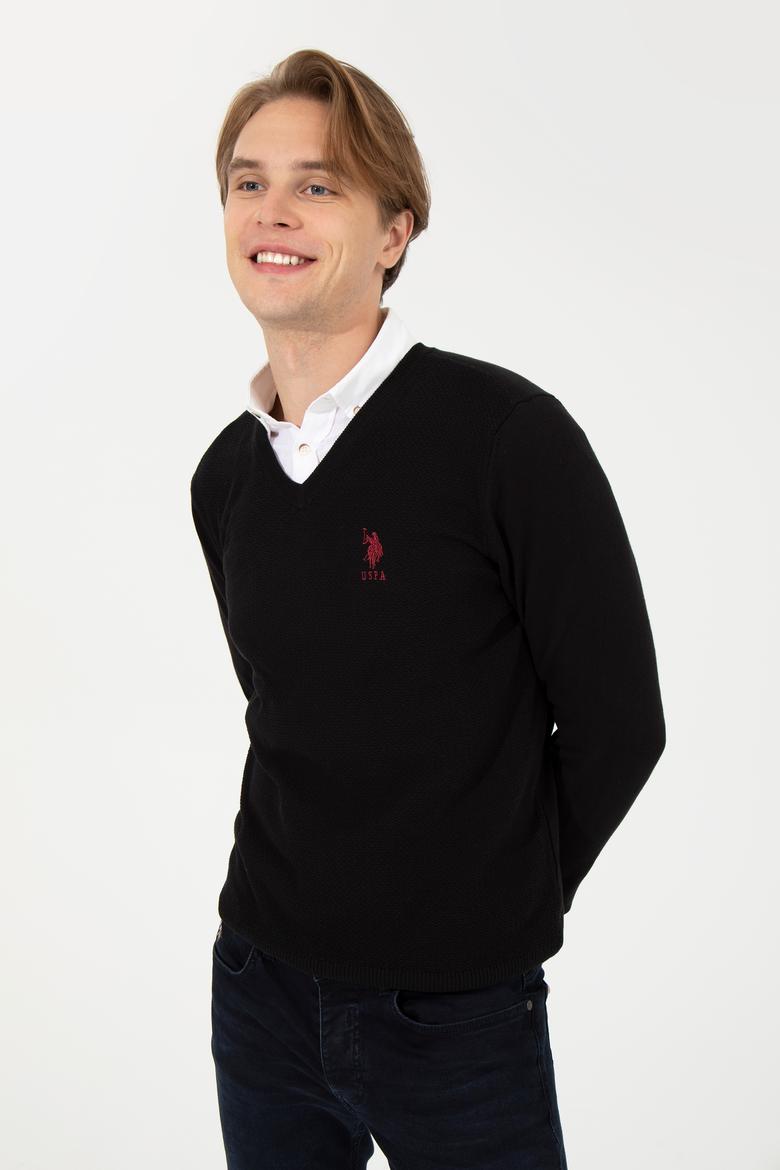 Erkek Siyah Basic Kazak - 50251877044