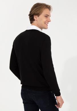 Erkek Siyah Basic Kazak - 50251877044