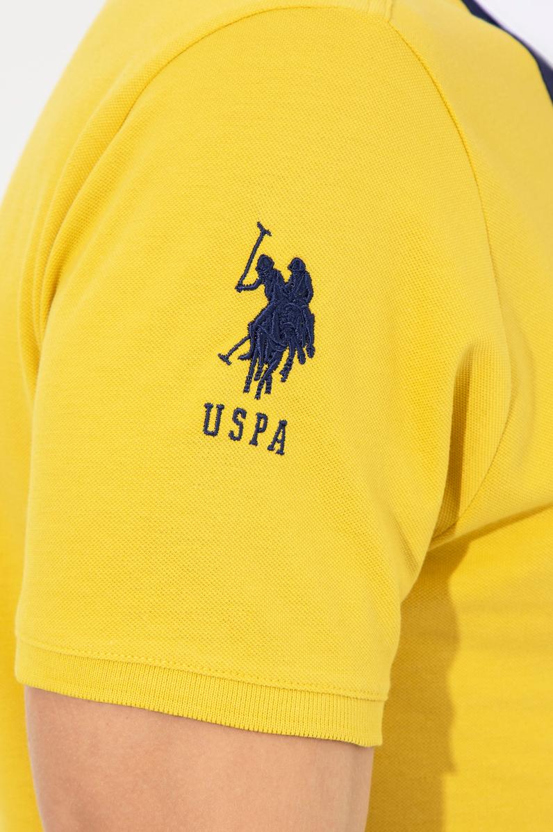 Erkek Safran Polo Yaka Tişört