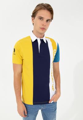 Erkek Safran Polo Yaka Tişört - 50249137019