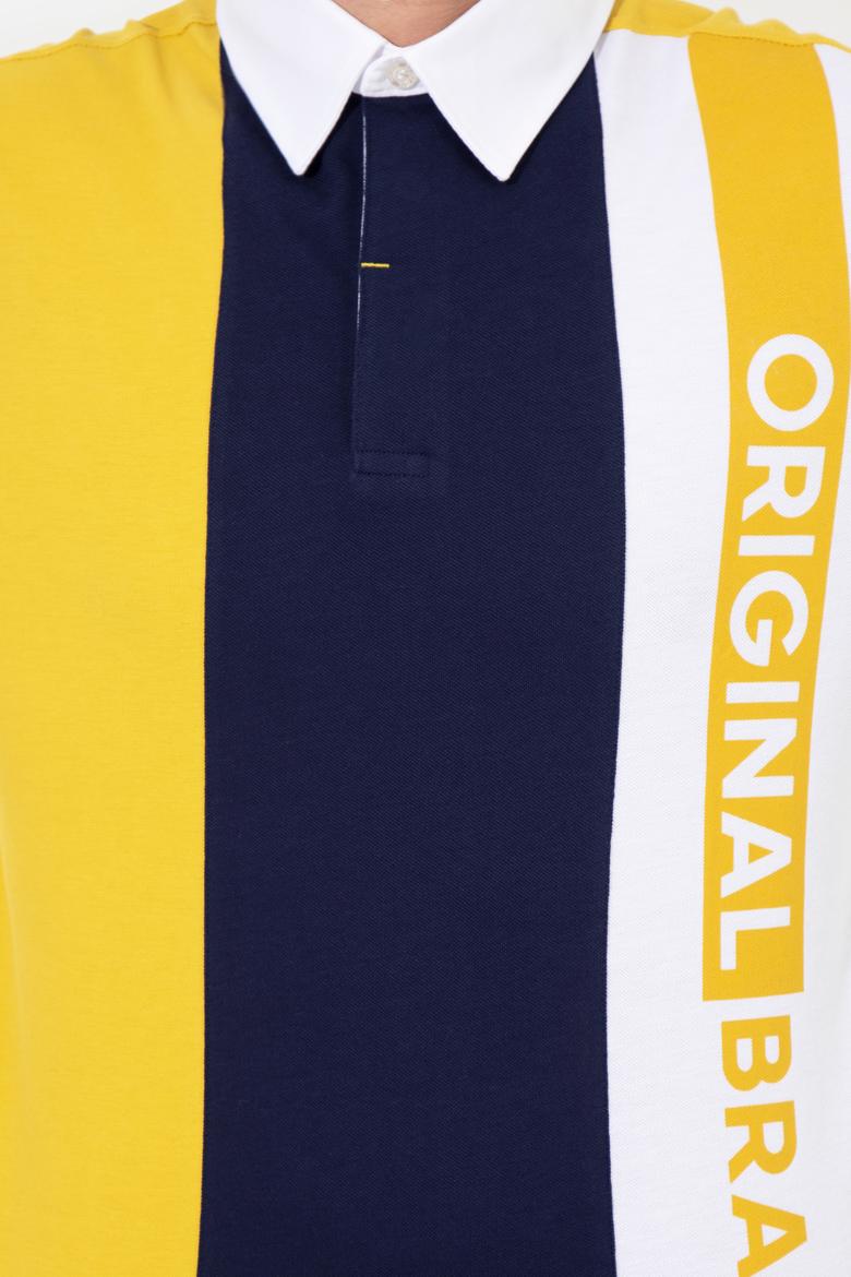 Erkek Safran Polo Yaka Tişört - 50249137019