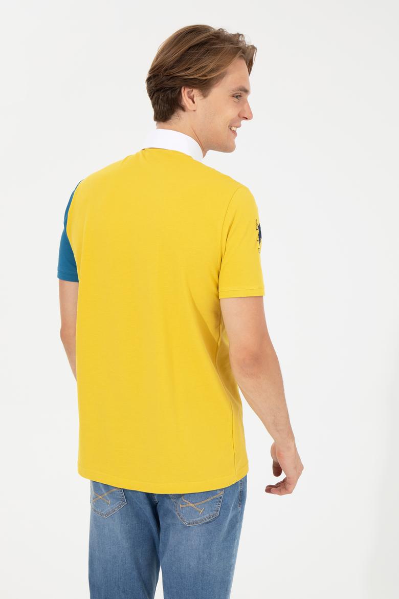 Erkek Safran Polo Yaka Tişört - 50249137019