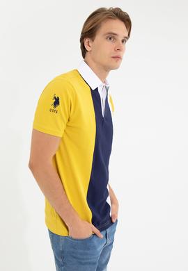 Erkek Safran Polo Yaka Tişört - 50249137019