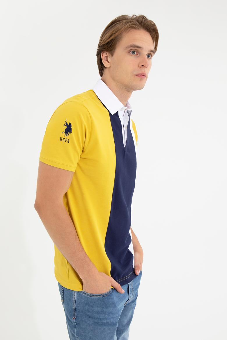 Erkek Safran Polo Yaka Tişört - 50249137019