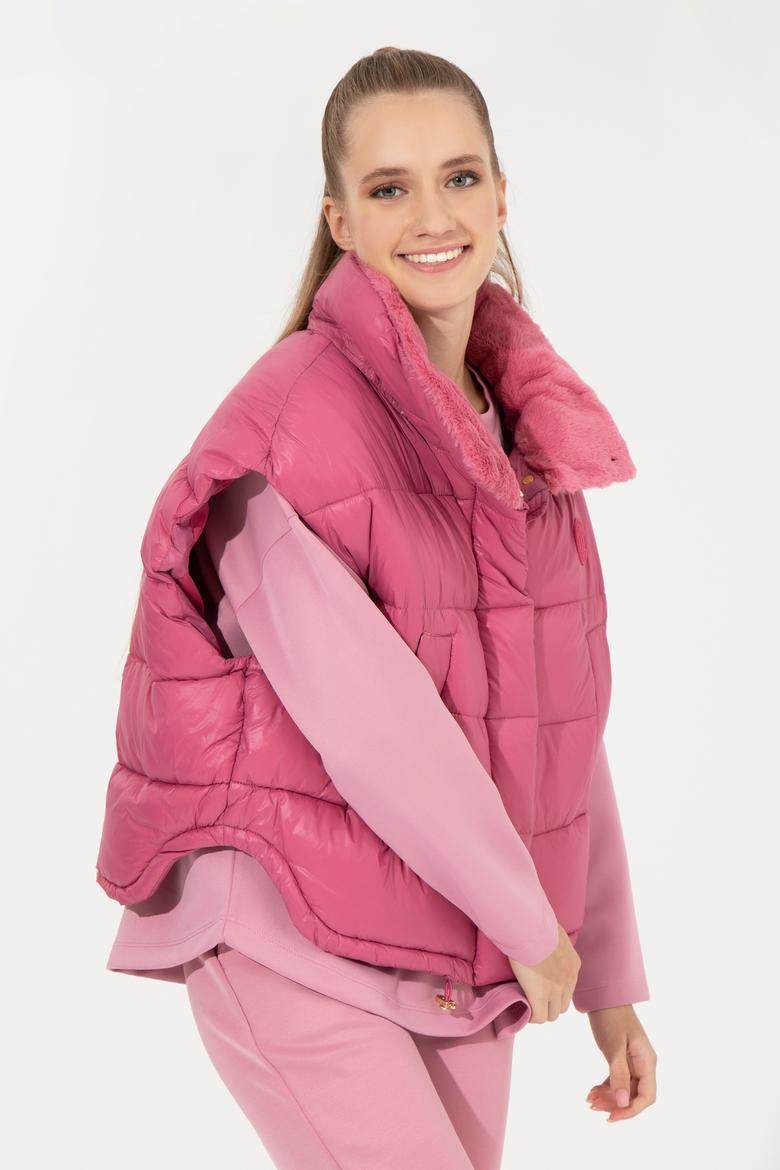 Kadın Pembe Yelek - 50255045005