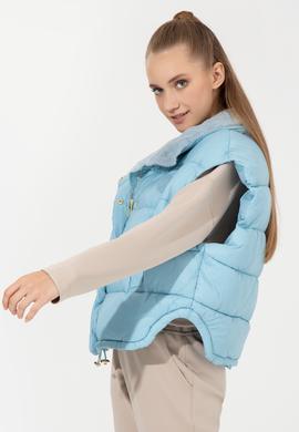 Kadın Mavi Yelek - 50255045033
