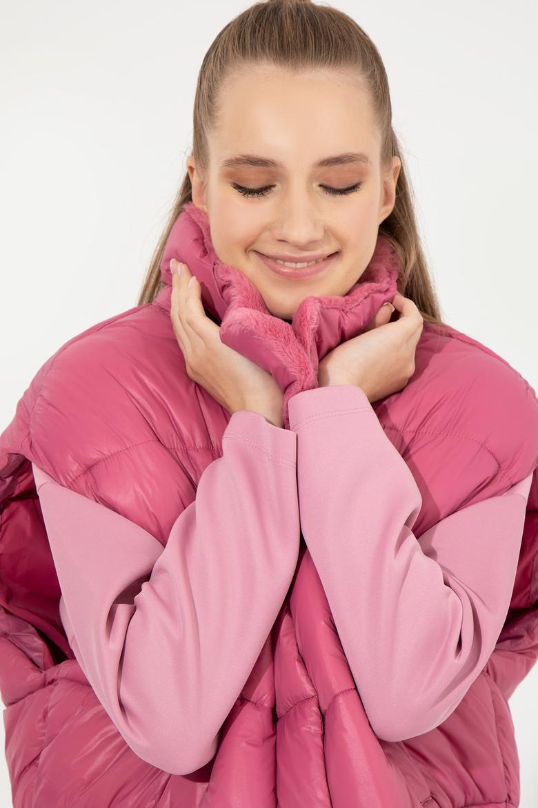 Kadın Pembe Yelek - 50255045005