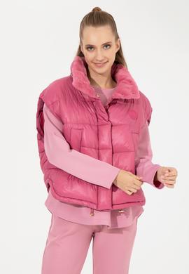 Kadın Pembe Yelek - 50255045005