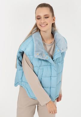 Kadın Mavi Yelek - 50255045033