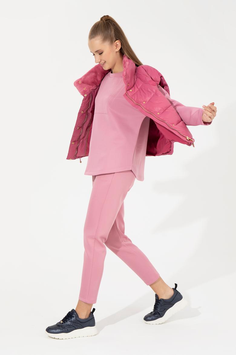 Kadın Pembe Yelek - 50255045005