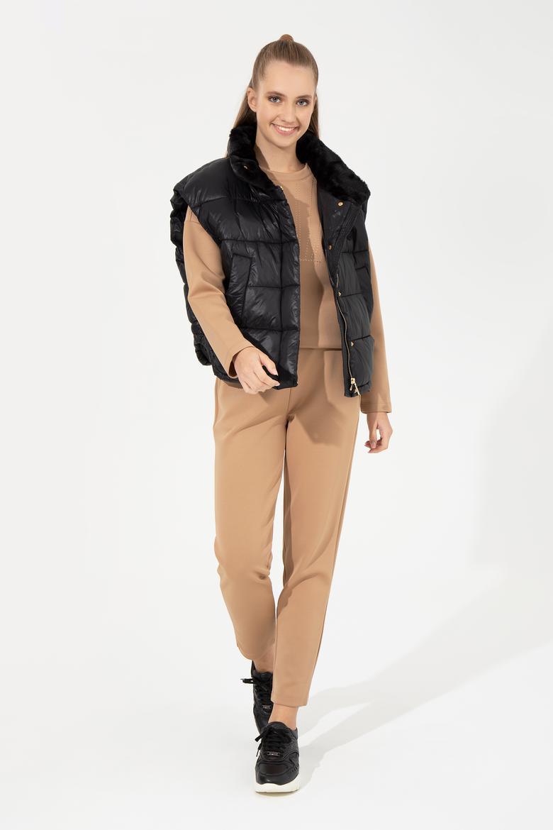 Kadın Siyah Yelek - 50255045024