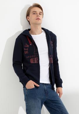 Erkek Lacivert Örme Hırka - 50253002001