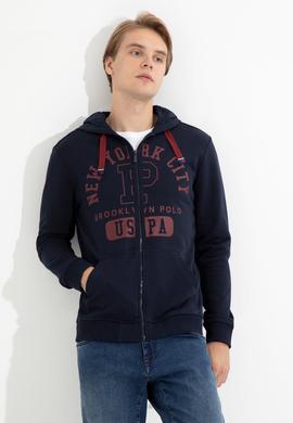 Erkek Lacivert Örme Hırka - 50253002001