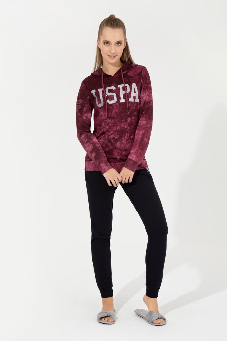 Kadın Mürdüm Pijama Takımı