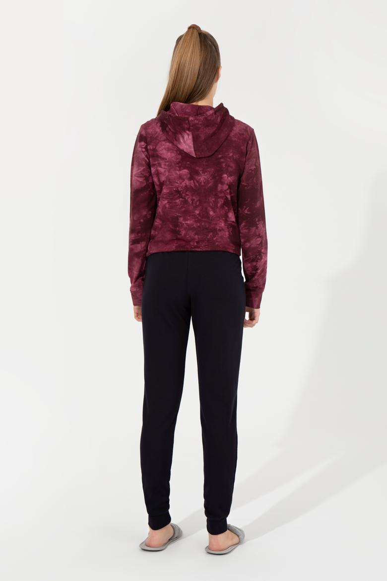 Kadın Mürdüm Pijama Takımı - 50264789001