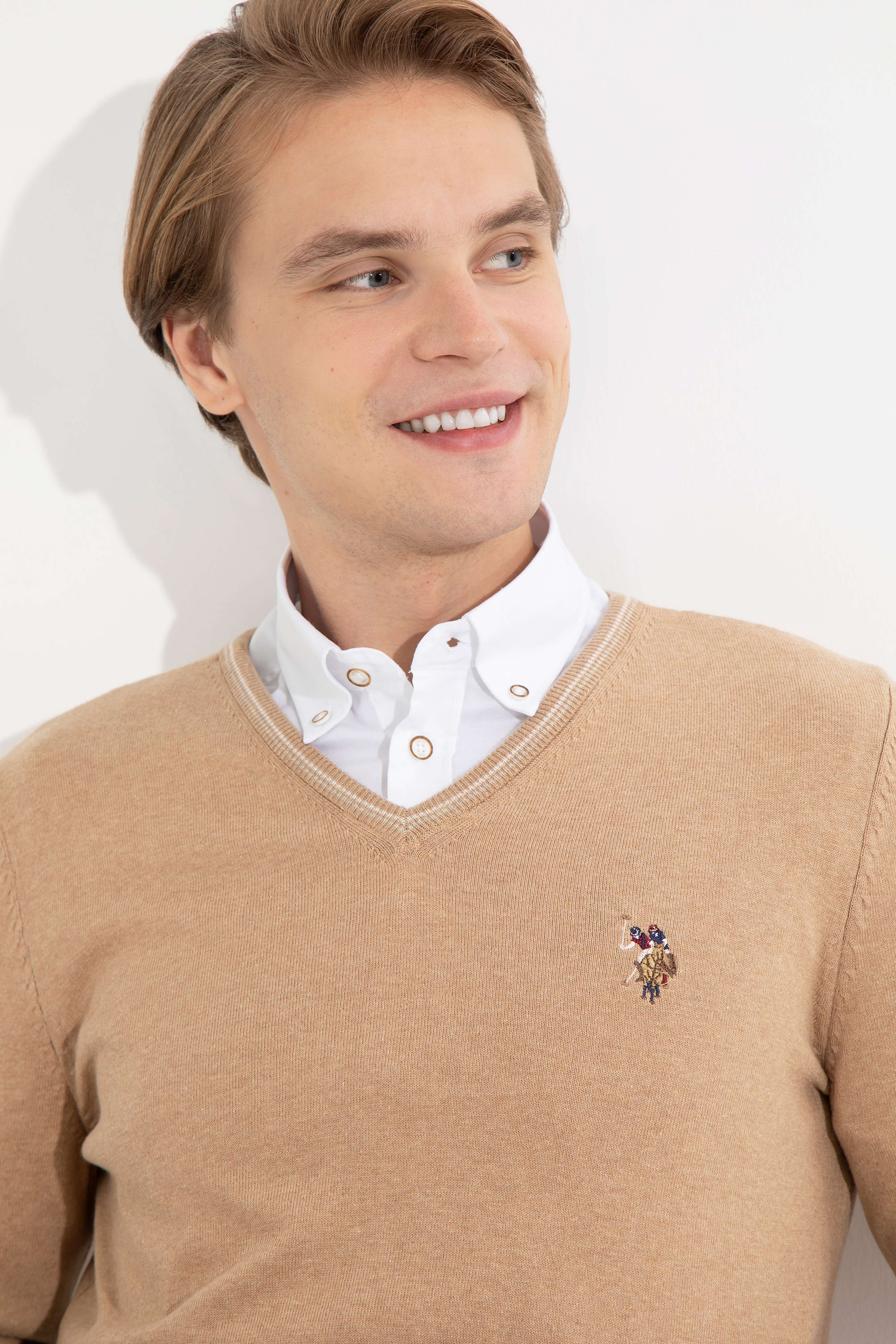 Erkek Camel Melanj Basic Kazak - Image 3