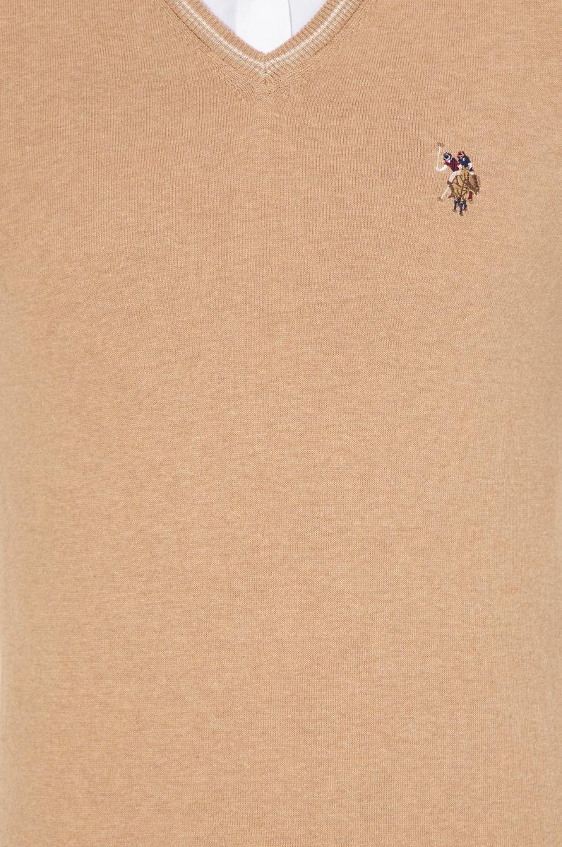 Erkek Camel Melanj Basic Kazak