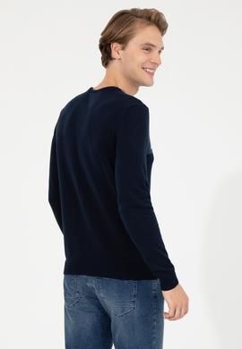 Erkek Lacivert Kazak - 50253972005