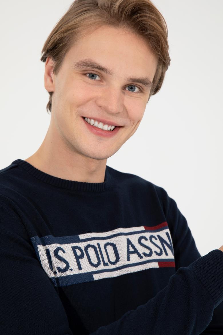 Erkek Lacivert Kazak