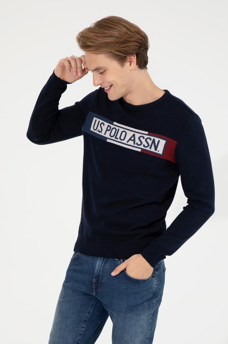 Erkek Lacivert Kazak