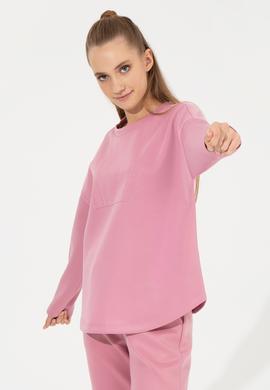 Kadın Manolya Bisiklet Yaka Sweatshirt - 50256503037
