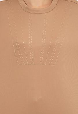 Kadın Camel Bisiklet Yaka Sweatshirt - 50256503006