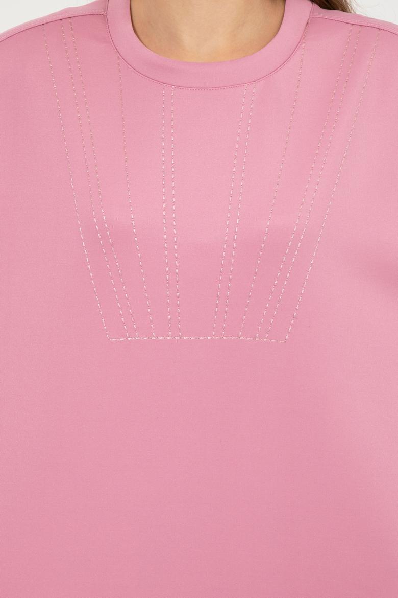 Kadın Manolya Bisiklet Yaka Sweatshirt - 50256503037