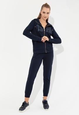 Kadın Lacivert Basic Sweatshirt - 50256258004