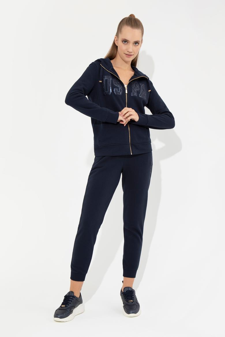 Kadın Lacivert Basic Sweatshirt - 50256258004