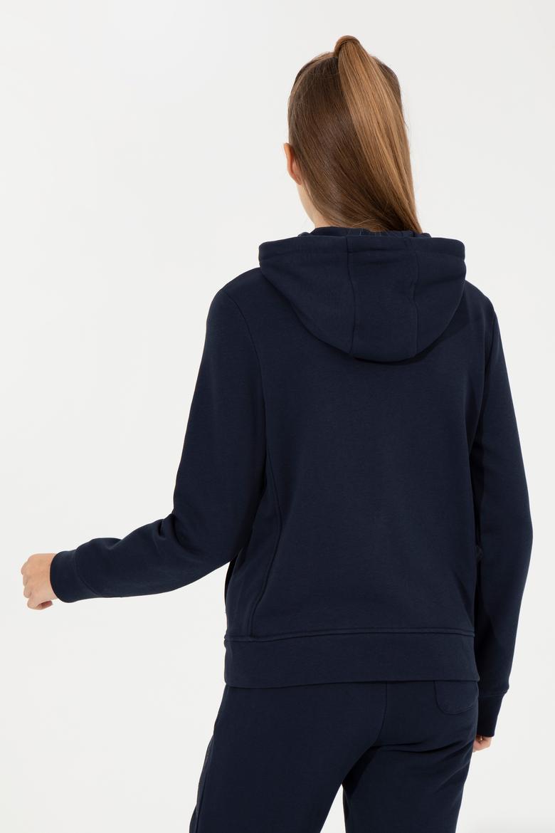 Kadın Lacivert Basic Sweatshirt - 50256258004