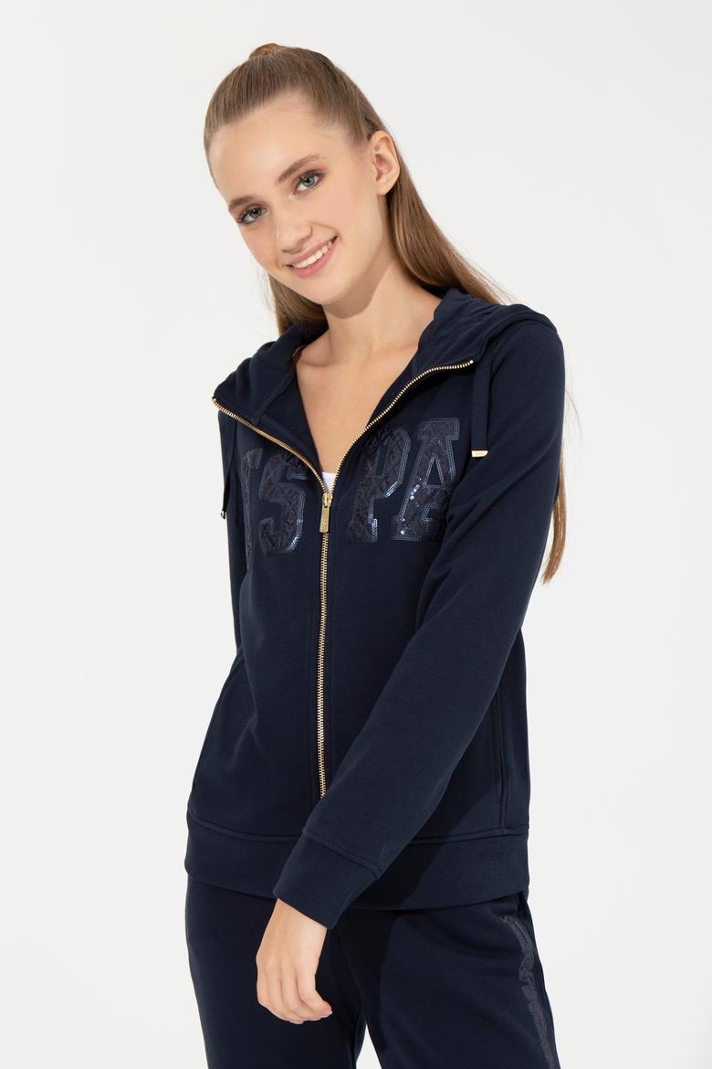 Kadın Lacivert Basic Sweatshirt - 50256258004