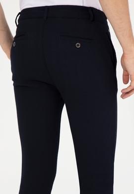 Erkek Lacivert Kanvas Pantolon - 50253462004