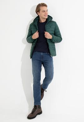 Erkek Yeşil Mont - 50252692047