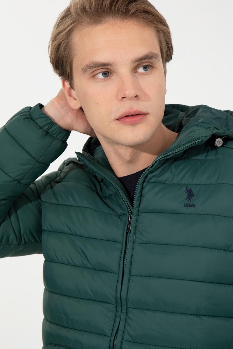 Erkek Yeşil Mont - 50252692047