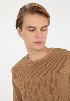 Erkek Camel Melanj Kazak - 50256256051