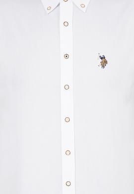 Erkek Beyaz Uzun Kollu Basic Gömlek - 50256733023