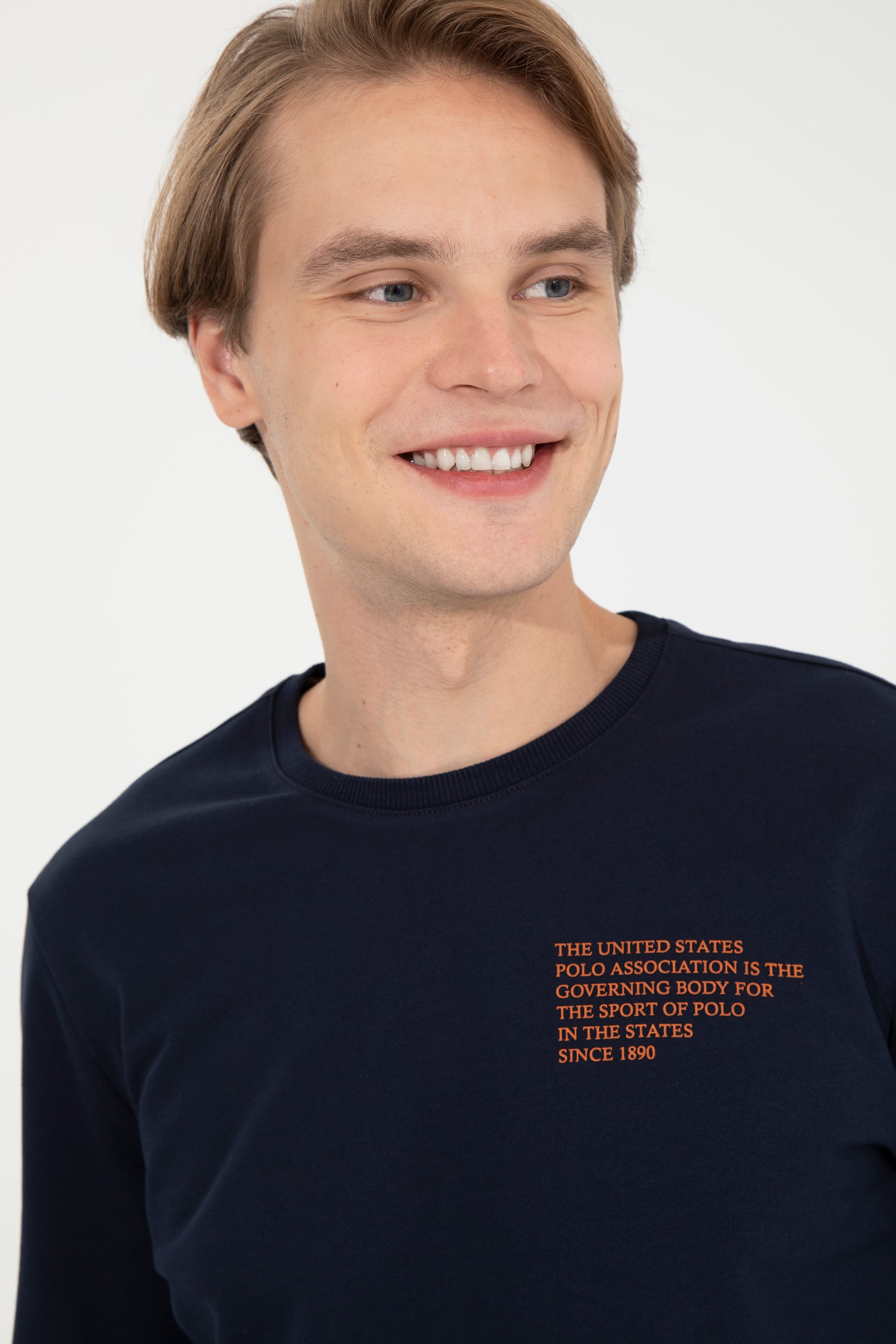 Erkek Lacivert Sweatshirt