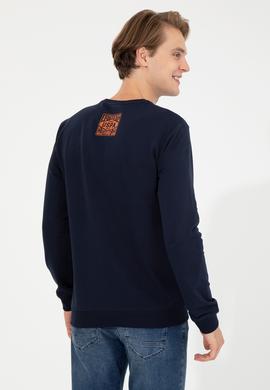 Erkek Lacivert Sweatshirt - 50253289007