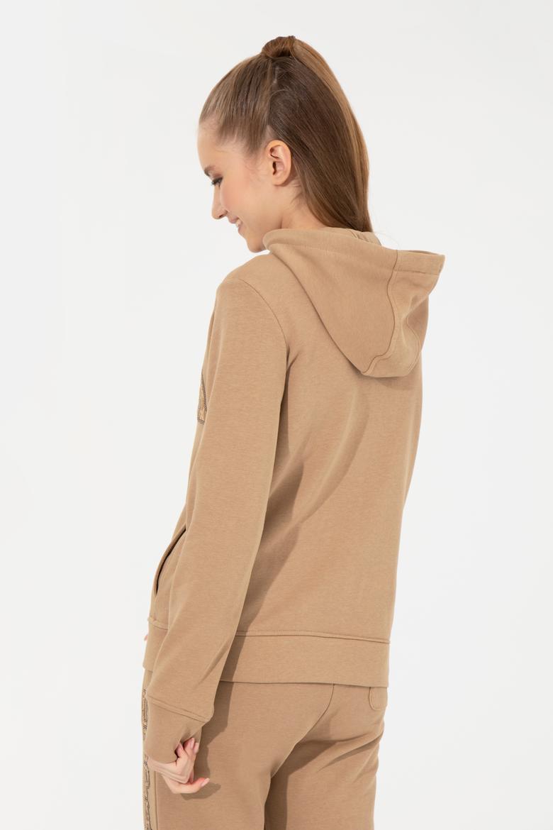 Kadın Camel Basic Sweatshirt - 50256258047