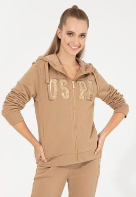 Kadın Camel Basic Sweatshirt - 50256258047