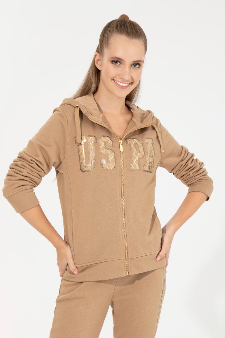 Kadın Camel Basic Sweatshirt - 50256258047