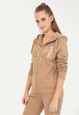 Kadın Camel Basic Sweatshirt - 50256258047