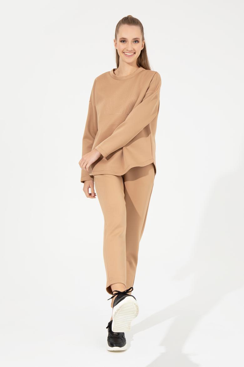 Kadın Camel Eşofman Altı