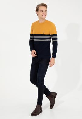 Erkek Lacivert Kazak - 50256169004