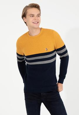 Erkek Lacivert Kazak - 50256169004